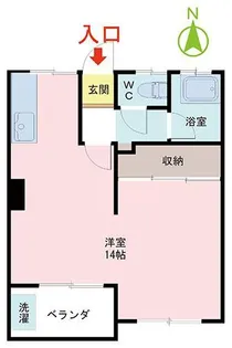 境マンション【2階】の間取り