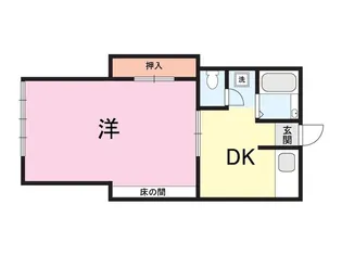 コーポ板井【2階】の間取り