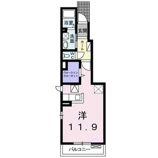 ハーレーI【1階】の間取り