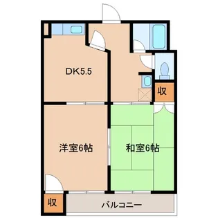 ハイツグロリヤ【3階】の間取り