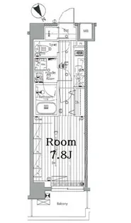 メイクス赤羽岩淵【4階】の間取り