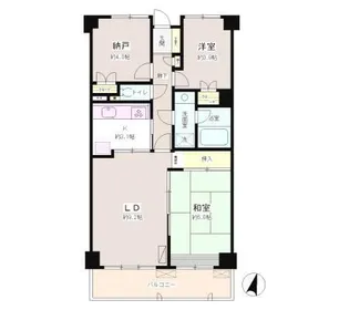 ル・クール本駒込【2階】の間取り