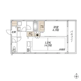 Maison Gardenia【2階】の間取り