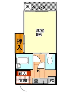 ハイムルネッサンス【2階】の間取り