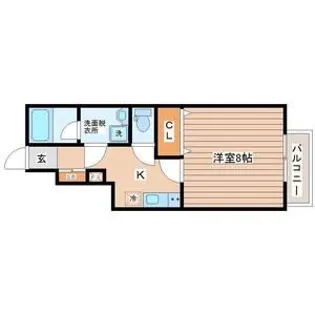 アスコット大野田【1階】の間取り