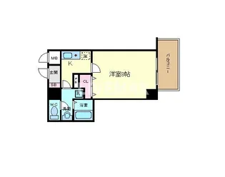 ベラジオ烏丸御池【4階】の間取り
