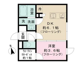 ラプレ本駒込【4階】の間取り