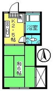 桃井3号館【2階】の間取り