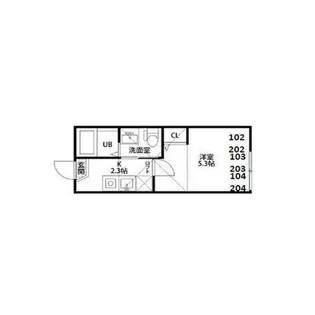 Girasol M【1階】の間取り