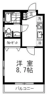 グラン スリジェ【3階】の間取り