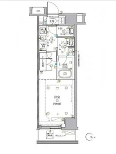 クレイシア新宿中落合【4階】の間取り