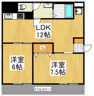 トキワ第2マンション【1階】の間取り