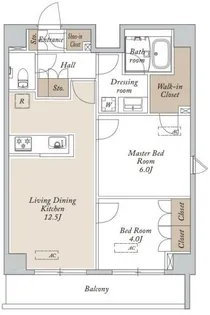 HF東尾久レジデンス【6階】の間取り