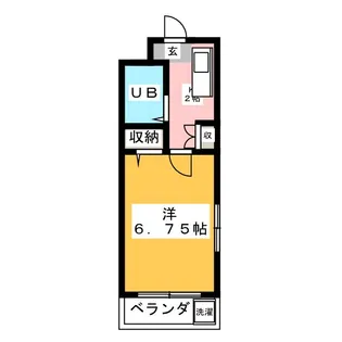 エバーグレース子安【3階】の間取り