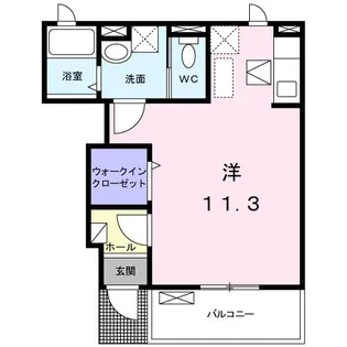 ベル小田原【1階】の間取り