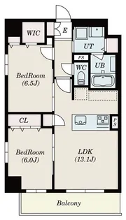 FUJI BLD.【6階】の間取り
