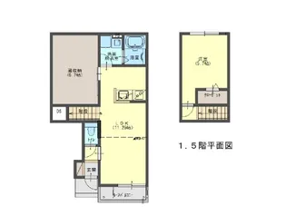 コンシェール【1階】の間取り