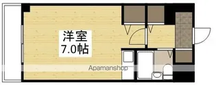 ダイアパレス弓之町【8階】の間取り