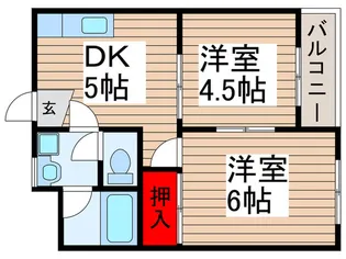 飯塚商店ビル【3階】の間取り