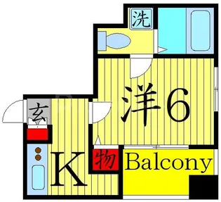 AZEST本所吾妻橋【4階】の間取り