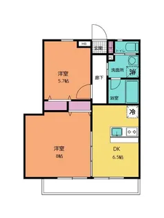 アステリア【2階】の間取り