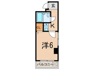 クレツセント武蔵小山【5階】の間取り