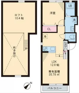 ピアチェーレ ドゥーエ【2階】の間取り