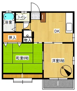 ヴィラ越谷【2階】の間取り