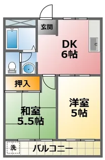 第二西田ビル【3階】の間取り