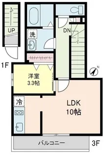 ベル・フルール【3階】の間取り