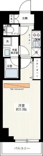 ブライズ亀戸DUE【2階】の間取り