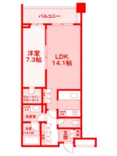 T・シティ六角橋【3階】の間取り