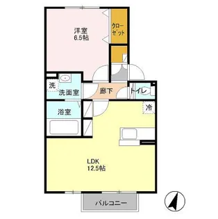 サンライズヒルA【2階】の間取り