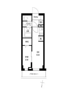 プレセダン千駄木【2階】の間取り