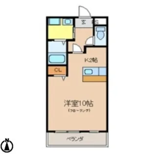 エターナル【3階】の間取り
