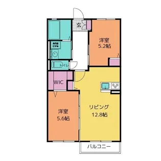 ルミエールC【1階】の間取り