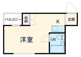 ホワイトハウス高津【3階】の間取り