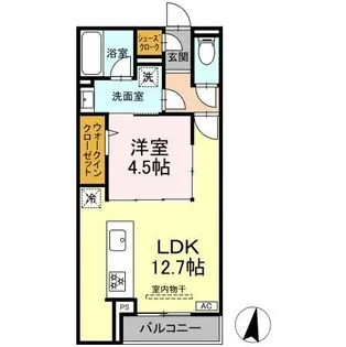 フォーティスMGH【3階】の間取り