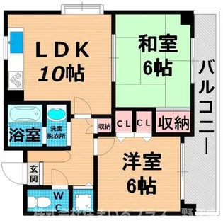 サンシード城東【5階】の間取り
