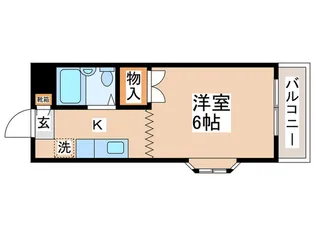 サンビ-ム長島【1階】の間取り