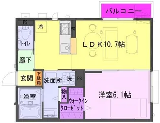グレイス【1階】の間取り