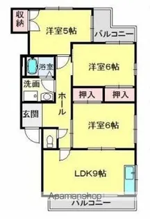 リフェプラセ【2階】の間取り