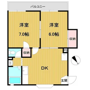 サンライフ第2【1階】の間取り
