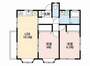ユーソレイユ【2階】の間取り