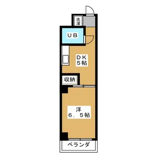 ラポドール調布【2階】の間取り