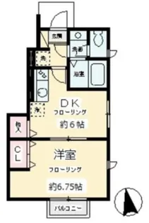 フレヴェールA【1階】の間取り