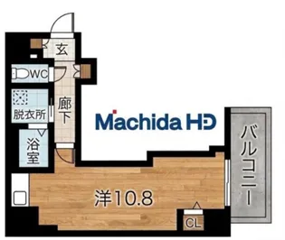 エヌエムキャトフヴァン【5階】の間取り