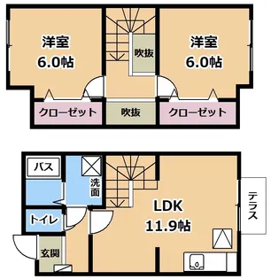 メゾン中村2の間取り