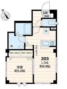 ルエラブル【2階】の間取り