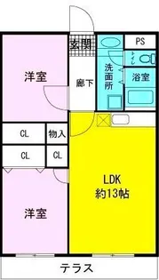 クレアトゥール【3階】の間取り
